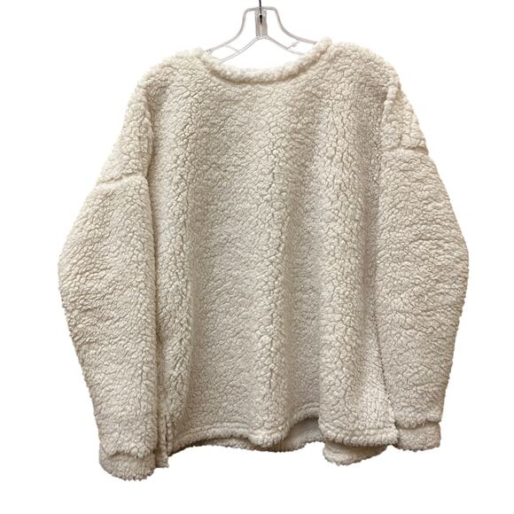 Scotty Dog Sequin Top L Fluffy Faux Sherpa Teddy Fabric Lightweight Holiday - Picture 7 of 7